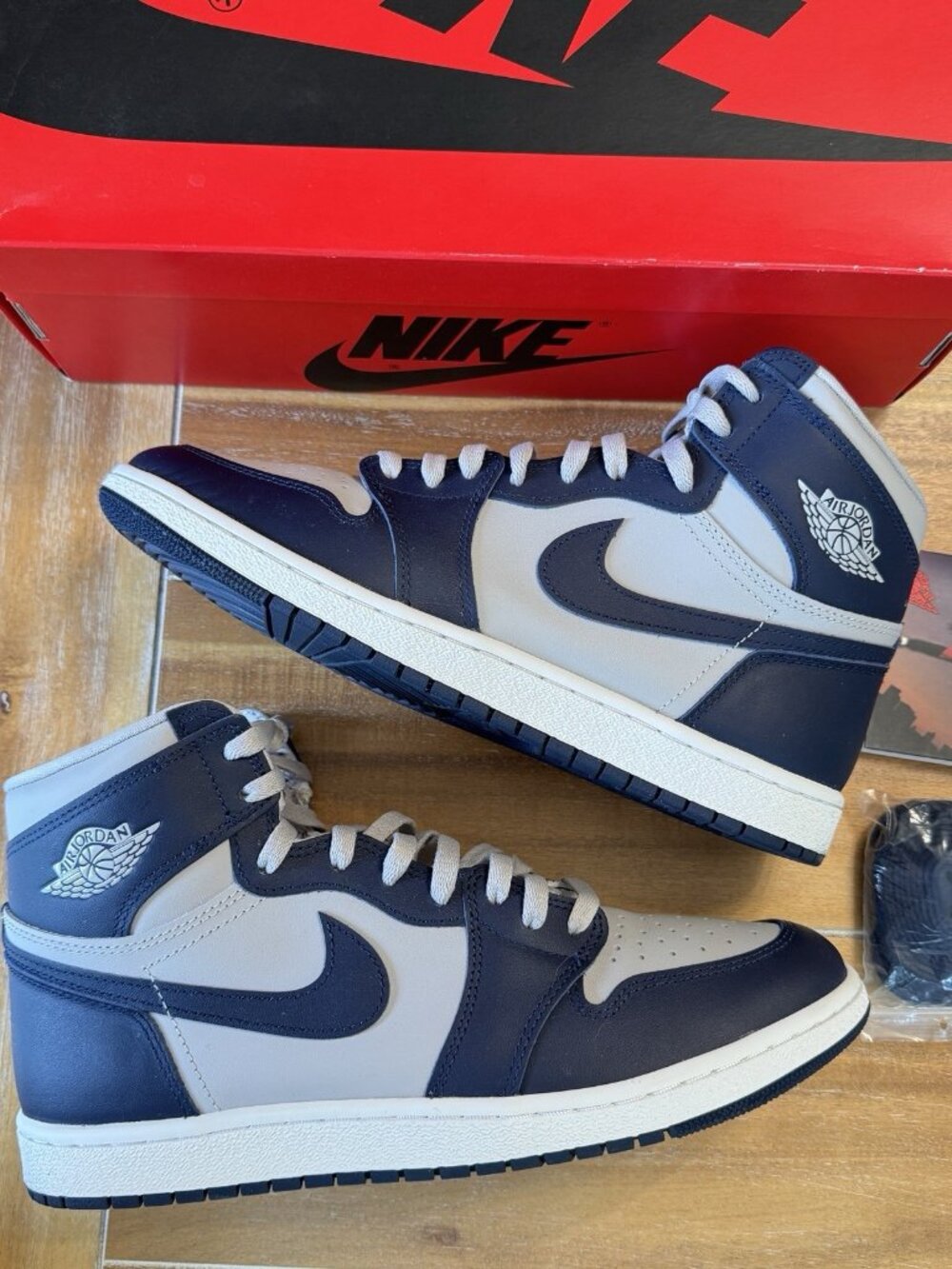 SIZE 10.5 MEN - Jordan 1 Retro '85 High Georgetown Worn 1x EXCELLENT CONDIT